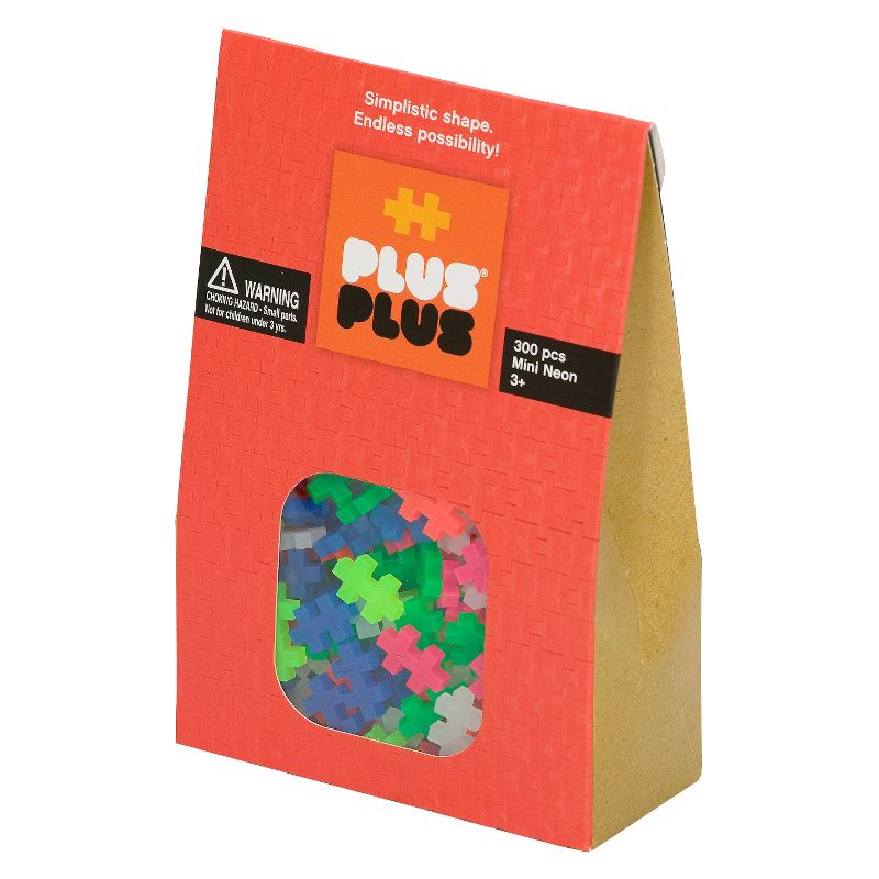 Plus-Plus Neon Mini Building Set - 300 Piece
