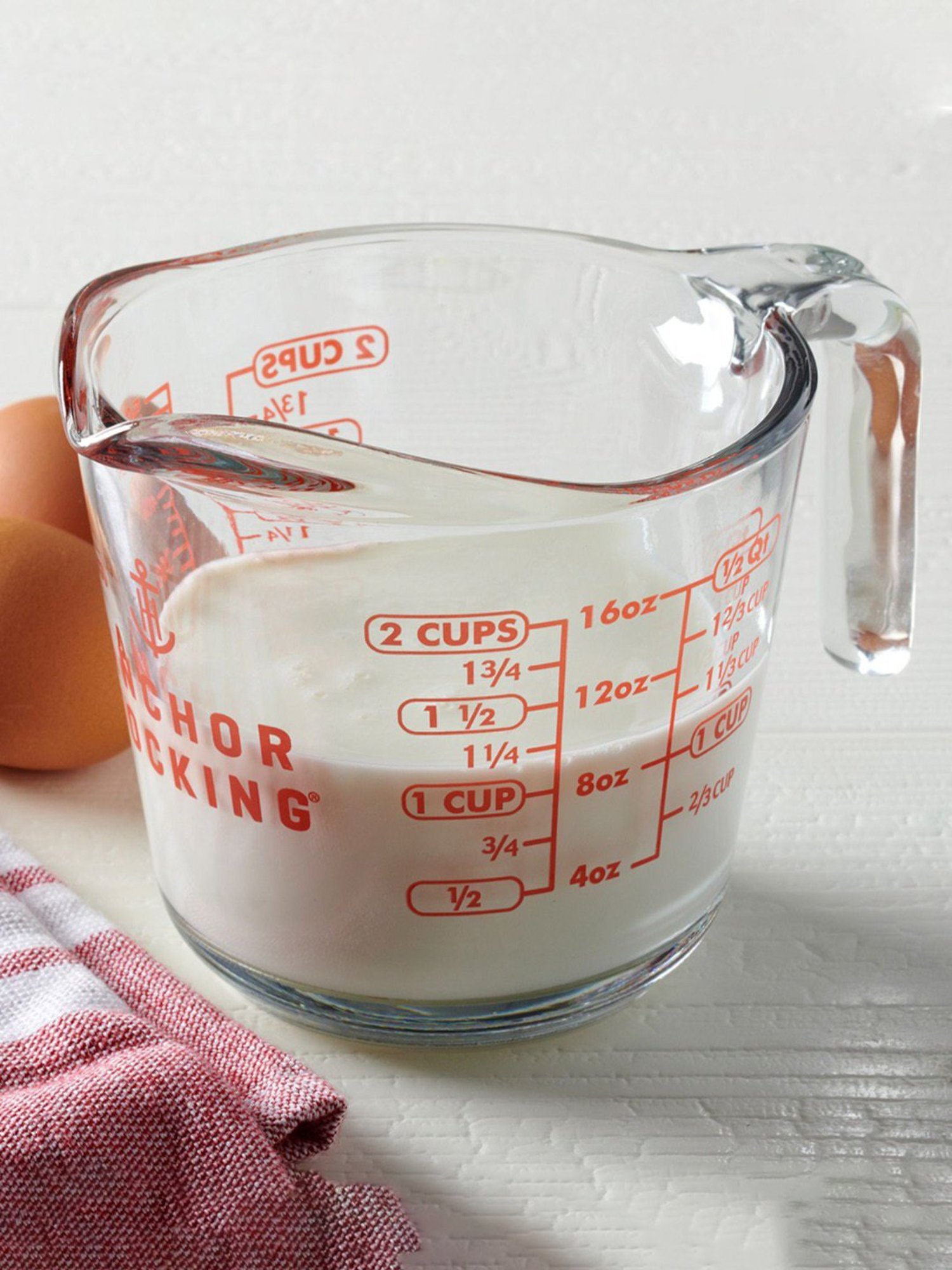 Anchor Hocking Transparent Glass Measuring Cup - 473 ml