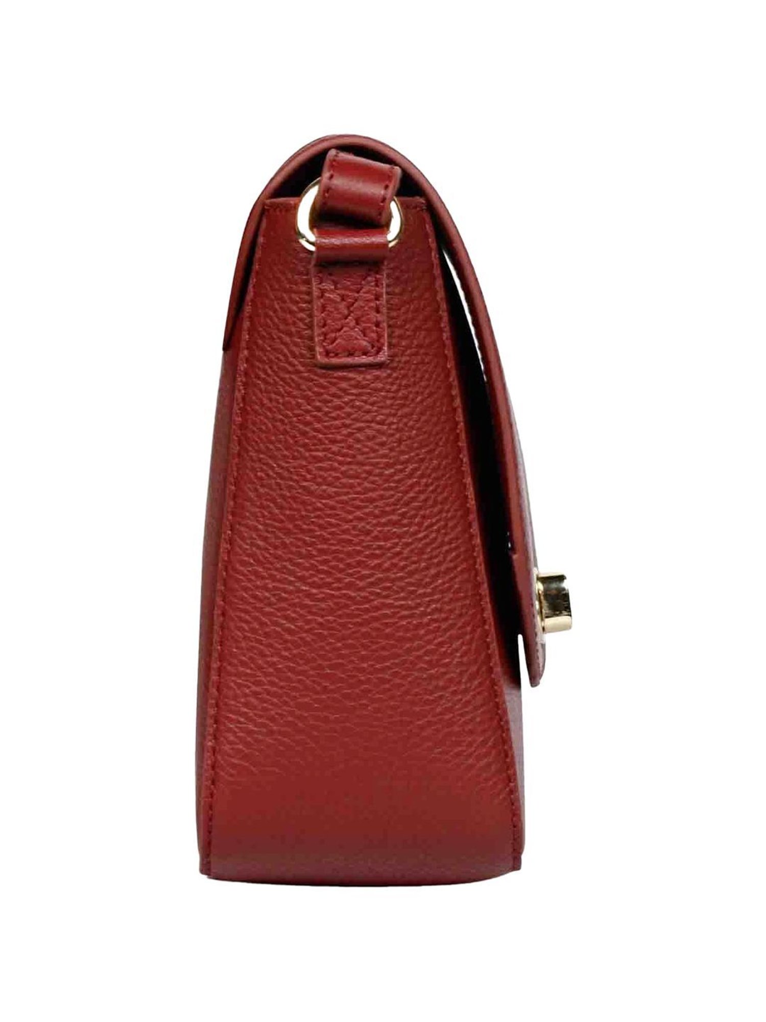 Saint G Red Solid Small Sling Handbag