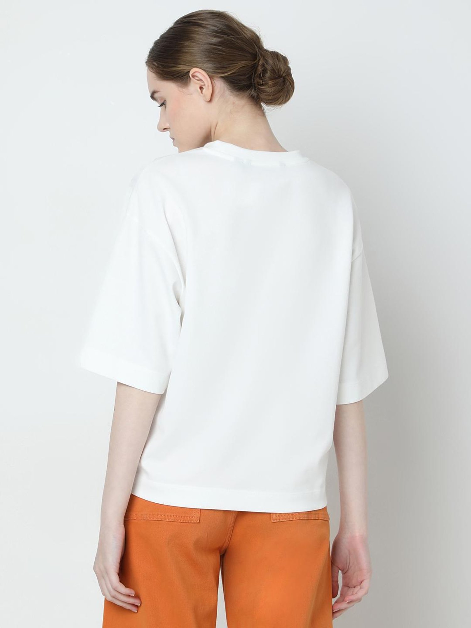 Vero Moda White Relaxed Fit T-Shirt