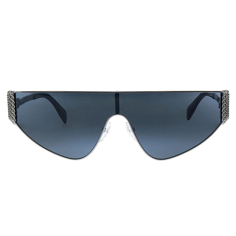 Moschino MOS 022S 6LB IR Womens Shield Sunglasses Ruthenium 99mm