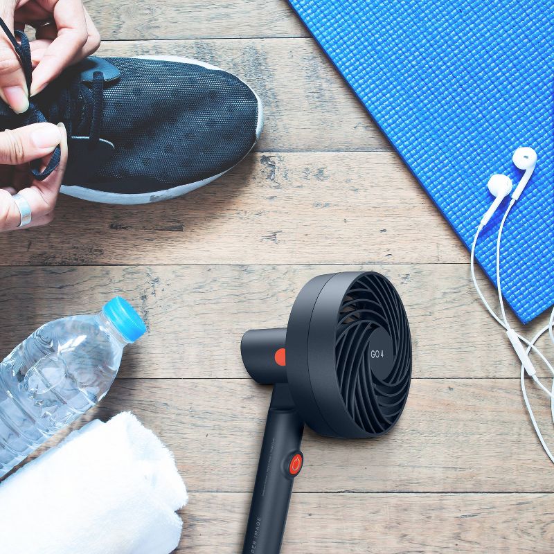 Sharper Image Go 4 Portable Fan Black