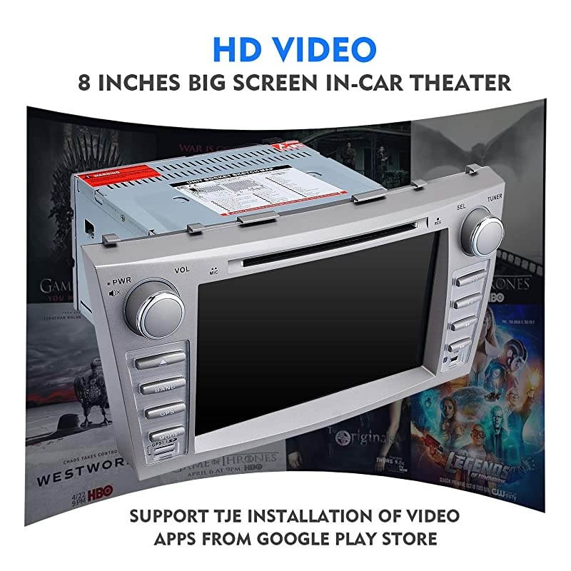 Car Stereo DVD Player-Double Din in-Dash, Multimedia Receiver with Touchscreen, Built-in Bluetooth, MP3 Player, GPS Navigation, SD, AUX Input, Radio Receiver (Function Machine)