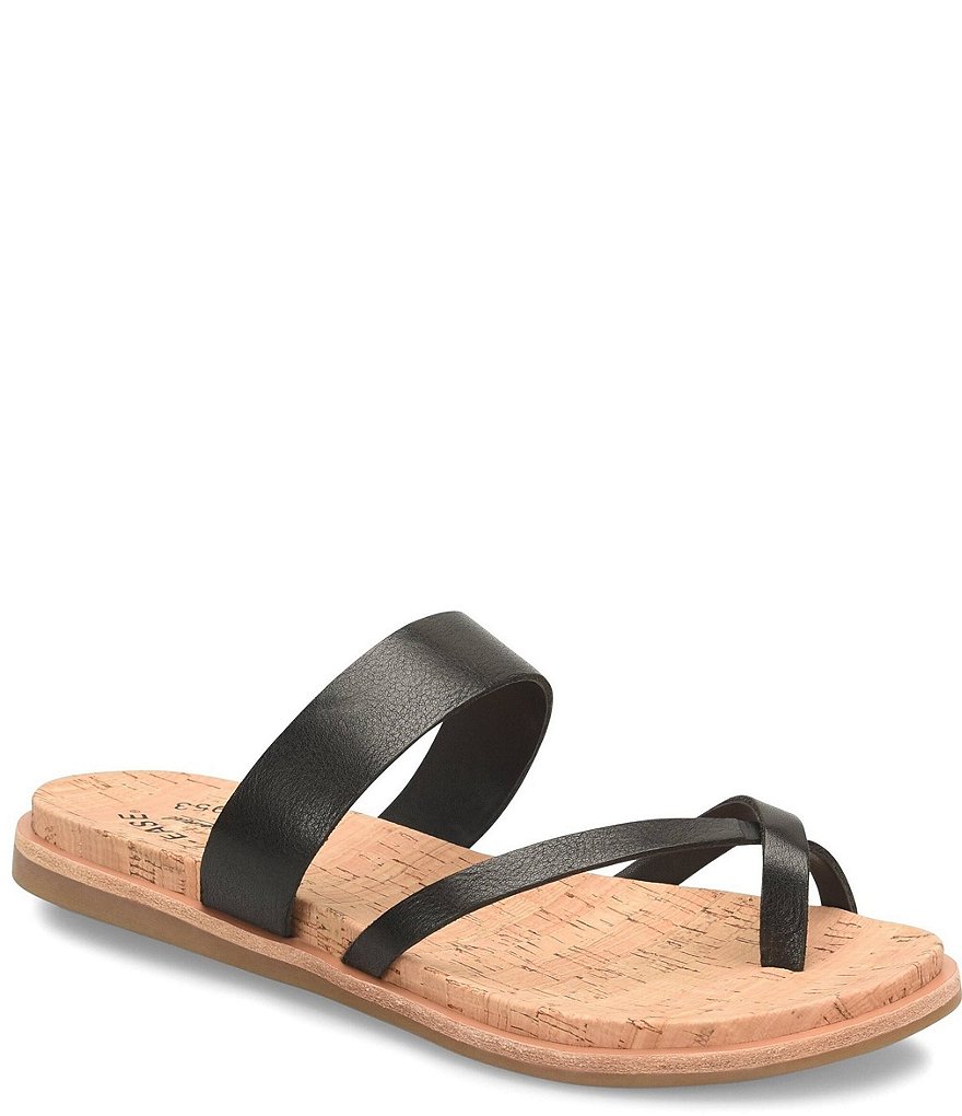 Kork-Ease Belinda Leather Flat Thong Sandals