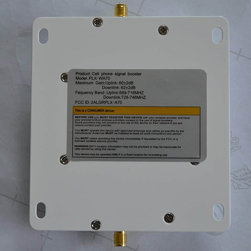 Signal Boosters AT&T T-Mobile Cell Phone Signal Booster 4G LTE  High Gain FDD 700Mhz Band 12/17 Mobile Phone Signal Amplifier Repeater for Home and Office