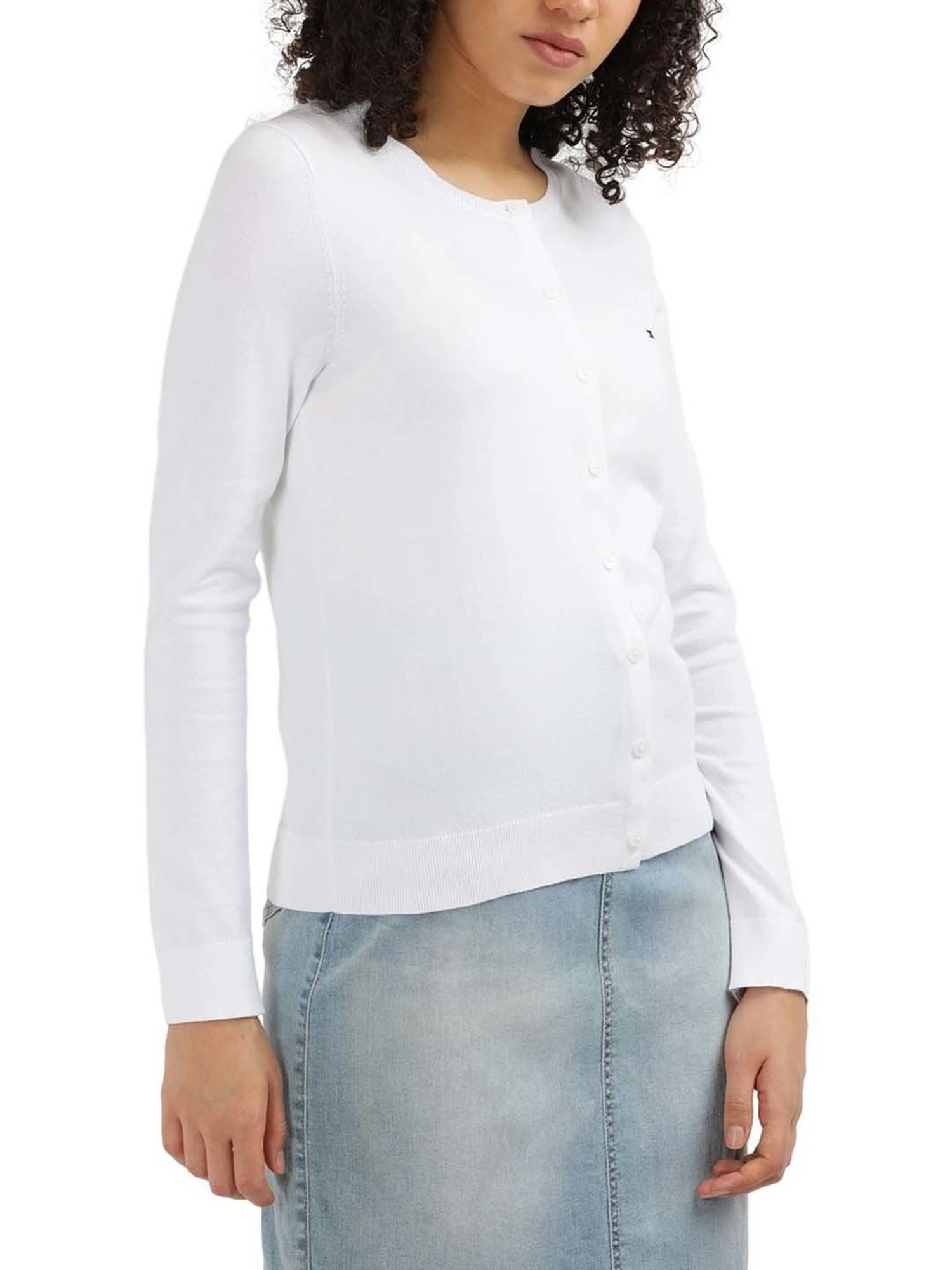 Mafadeny Black Striped Shrug