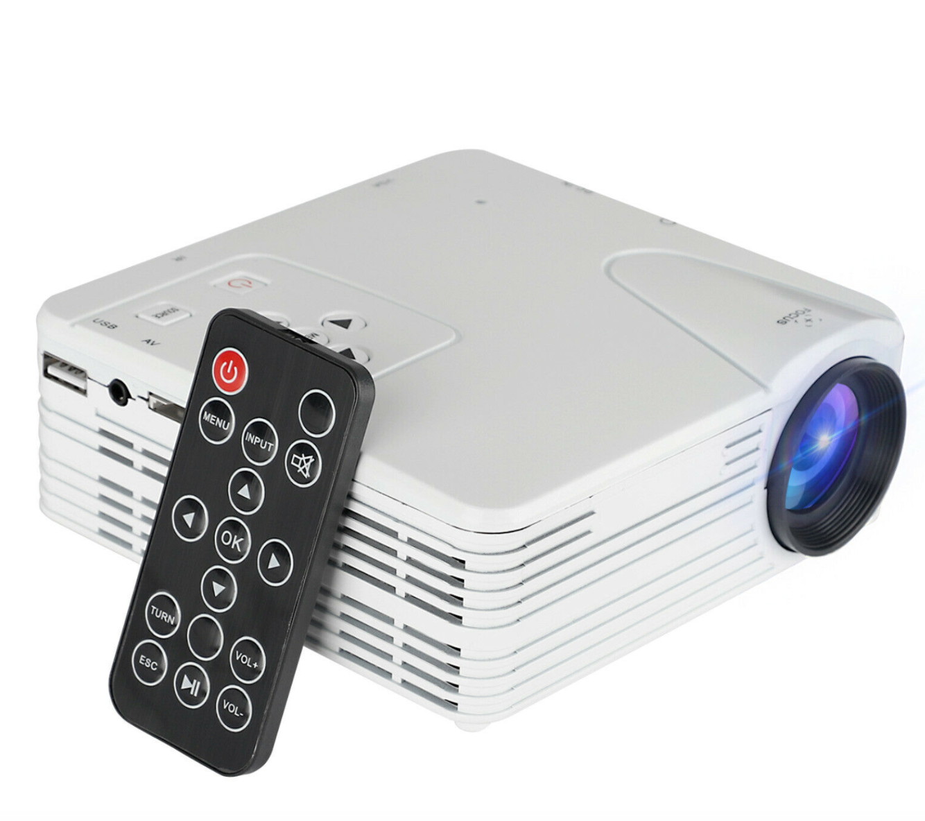 Full HD 1080p LED Portable Projector Video Movie Multimedia Home Theater Cinema