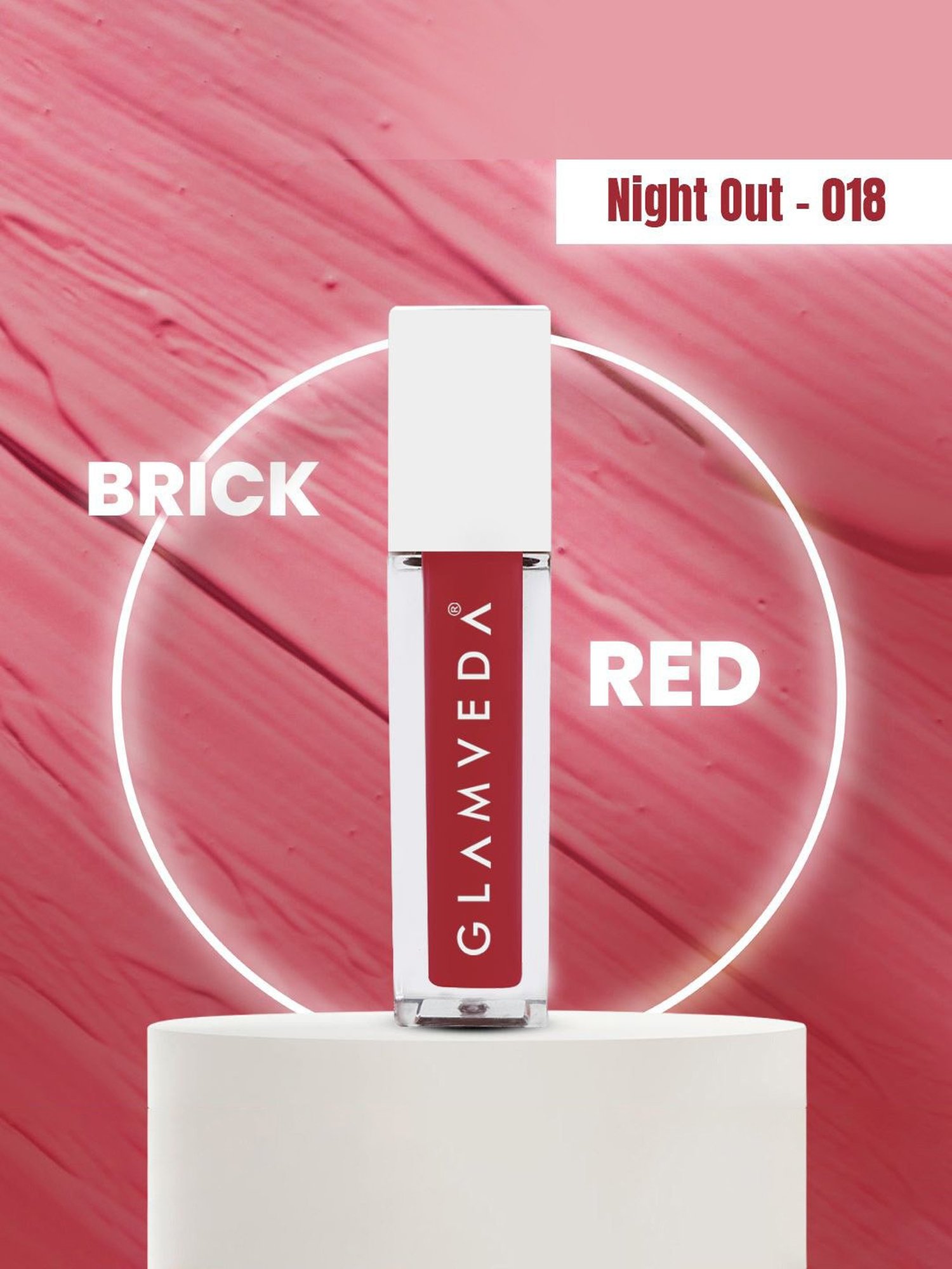 Glamveda Always On Matte Liquid Lipstick Mini Night Out-018 - 1.2 ml