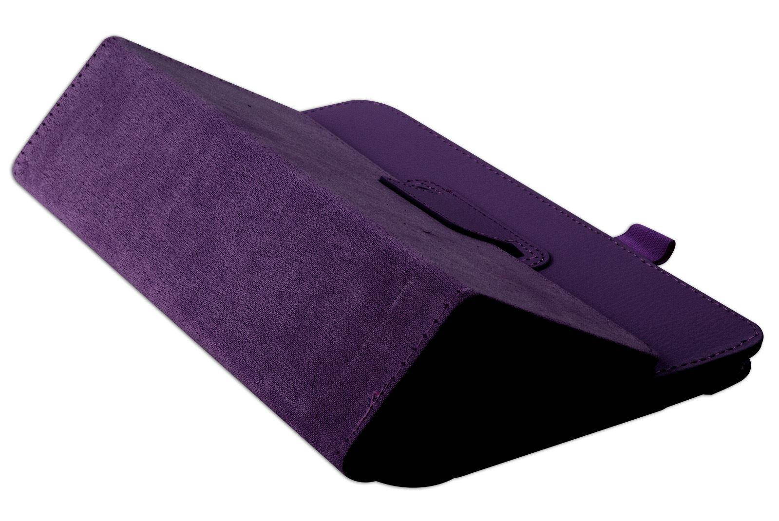 Hellfire Trading Magnetic PU Leather Case Cover for Samsung Galaxy Tab 4 8" T330 - Black