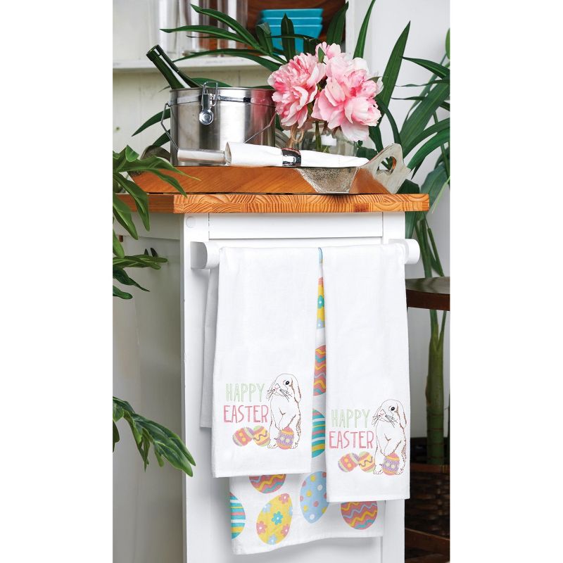 C&F Home Floral Garden Flour Sack Embroidered Cotton Kitchen Towel