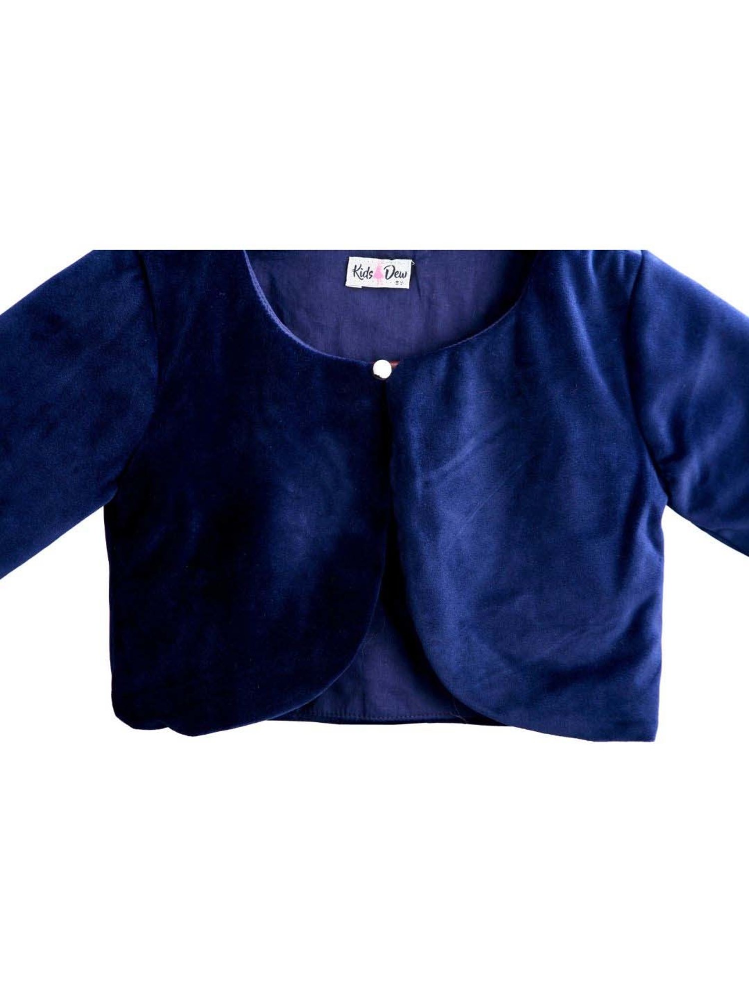 KidsDew Kids Blue Regular Fit Full Sleeves Shrug