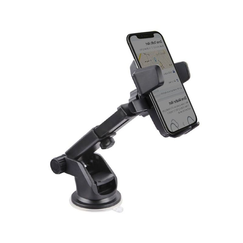 Valor Universal Phone Retractable Dashboard Car Holder For Cell Phone iPhone - Black