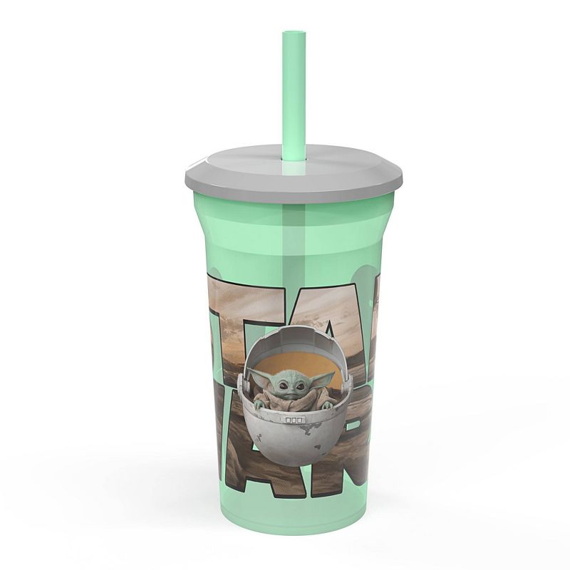 Star Wars: The Mandalorian 2pc Fun Sip Tumbler and Park Straw Bottle - Zak Designs