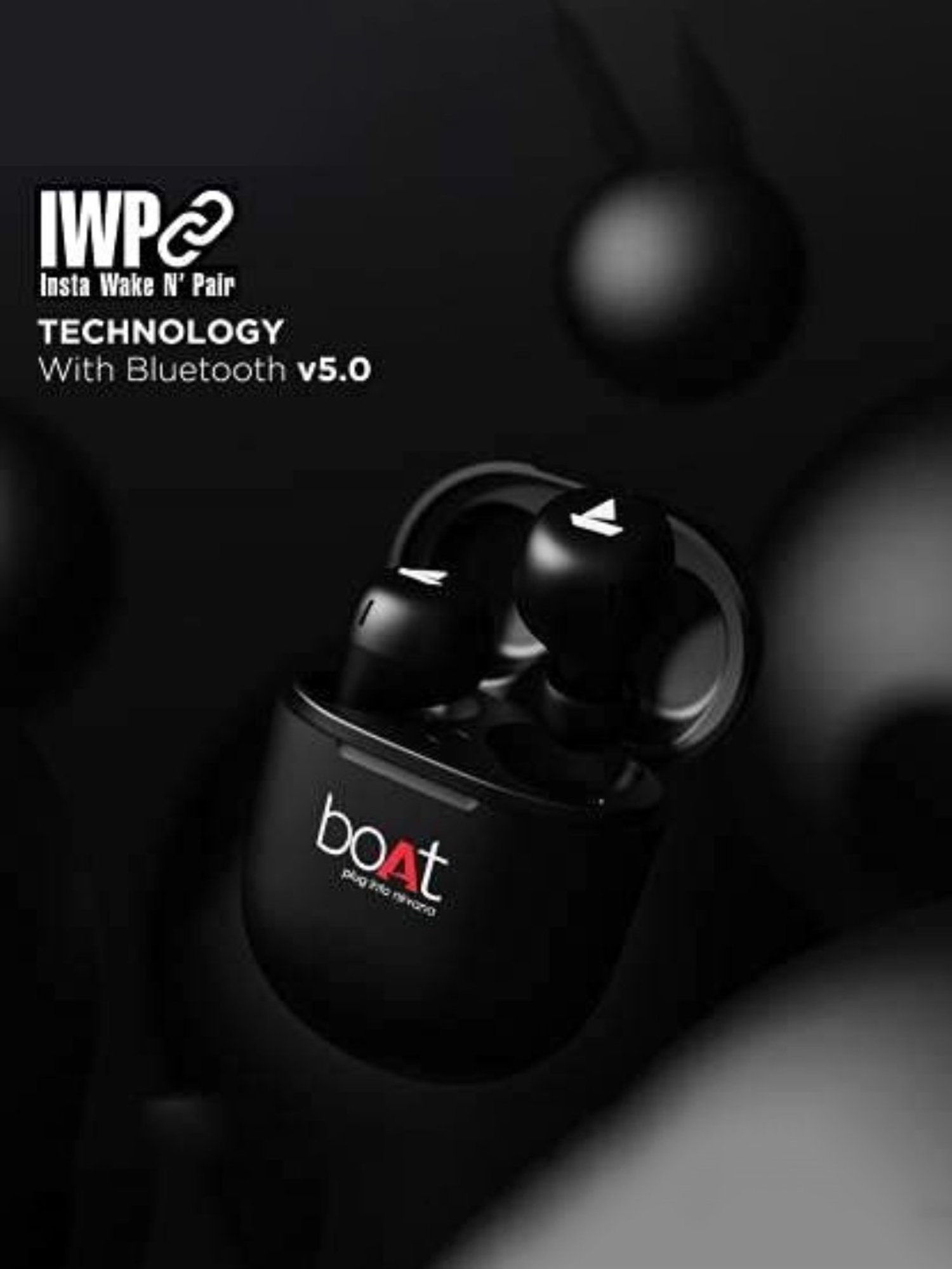Boat Airdopes 381 In Ear BT Earbuds with upto 20H Playback & ASAP Charge (Black,True Wireless)