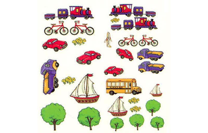 Lets Go Autos 38pc Self-Stick Wall Accent Stickers Set - Store51 LLC..