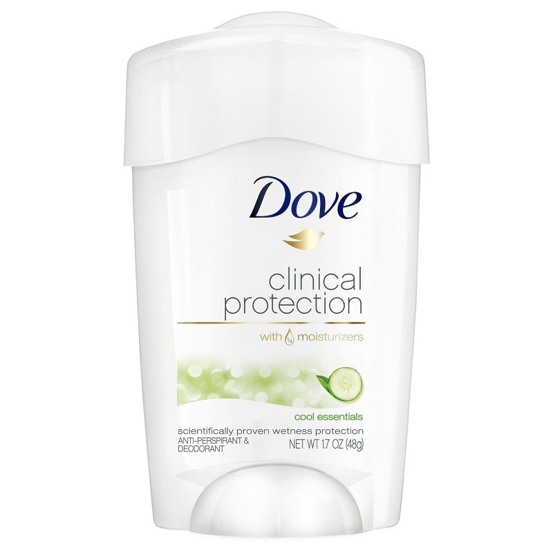 Dove Clinical Protection Cool Essentials Antiperspirant & Deodorant Stick - 1.7oz