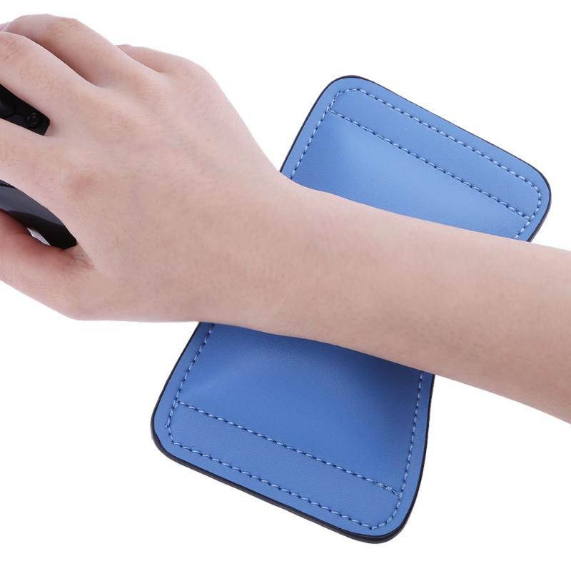 High Quality PU Leather Mouse Hand Holder Mouse Pad Gaming Hand Wrist Guard Comfortable Non-slip Wrist Support Cushion for PC