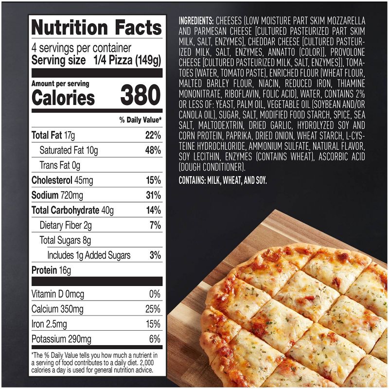 Red Baron Classic Four Cheese Frozen Pizza - 21.06oz