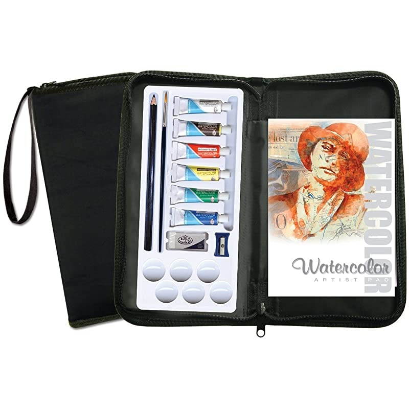 RSET-KCWP Kc Watercolor Paint Set Keep and Carry, Multicolor
