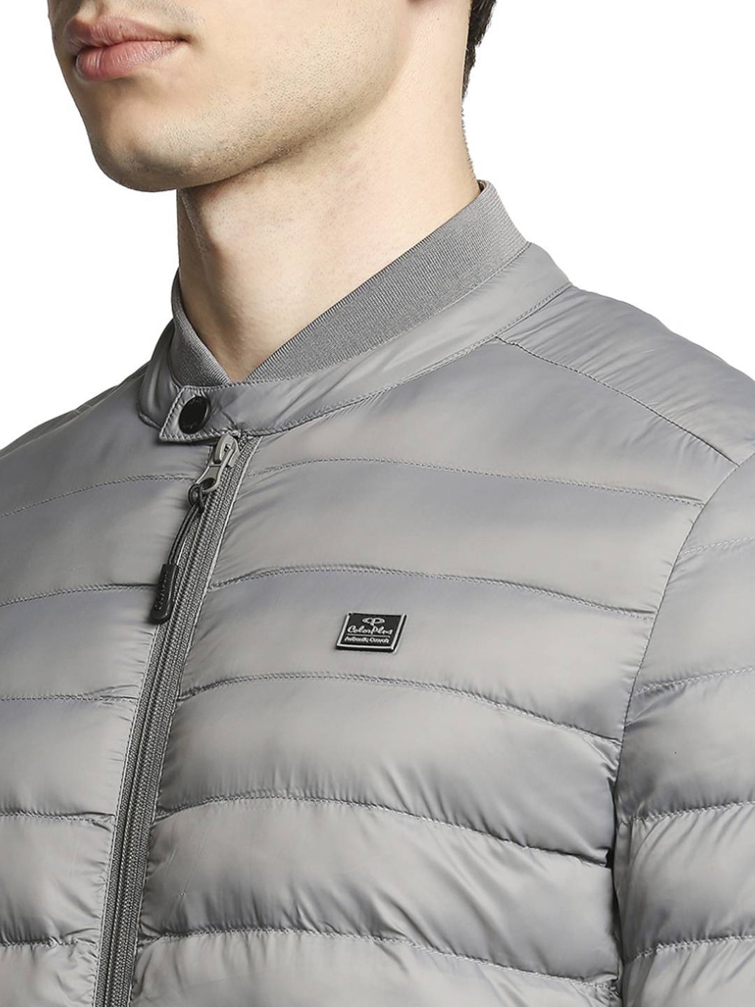Colorplus Grey  Tailored Fit Quilted Jackets