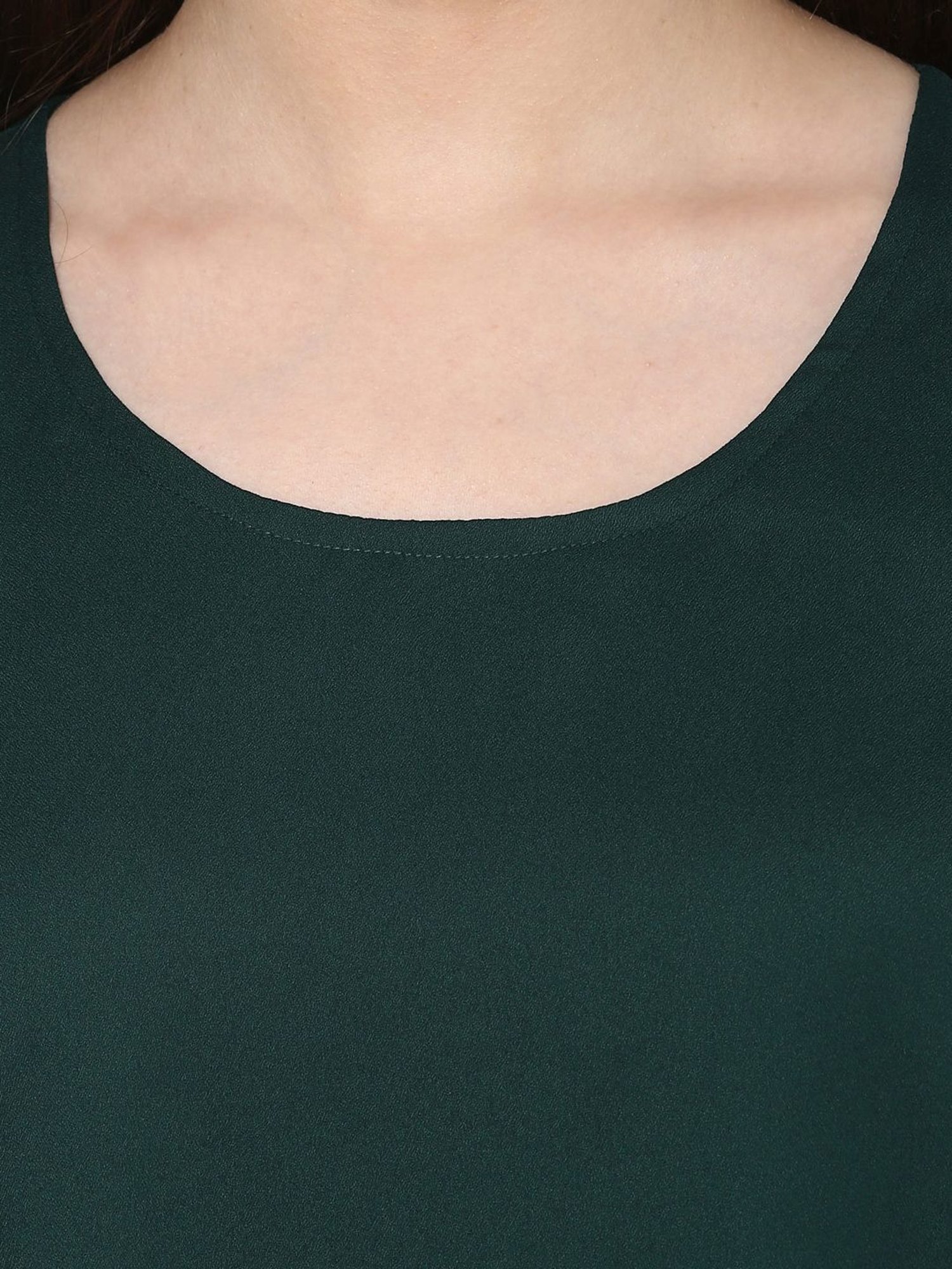 Rare Green Regular Fit Top