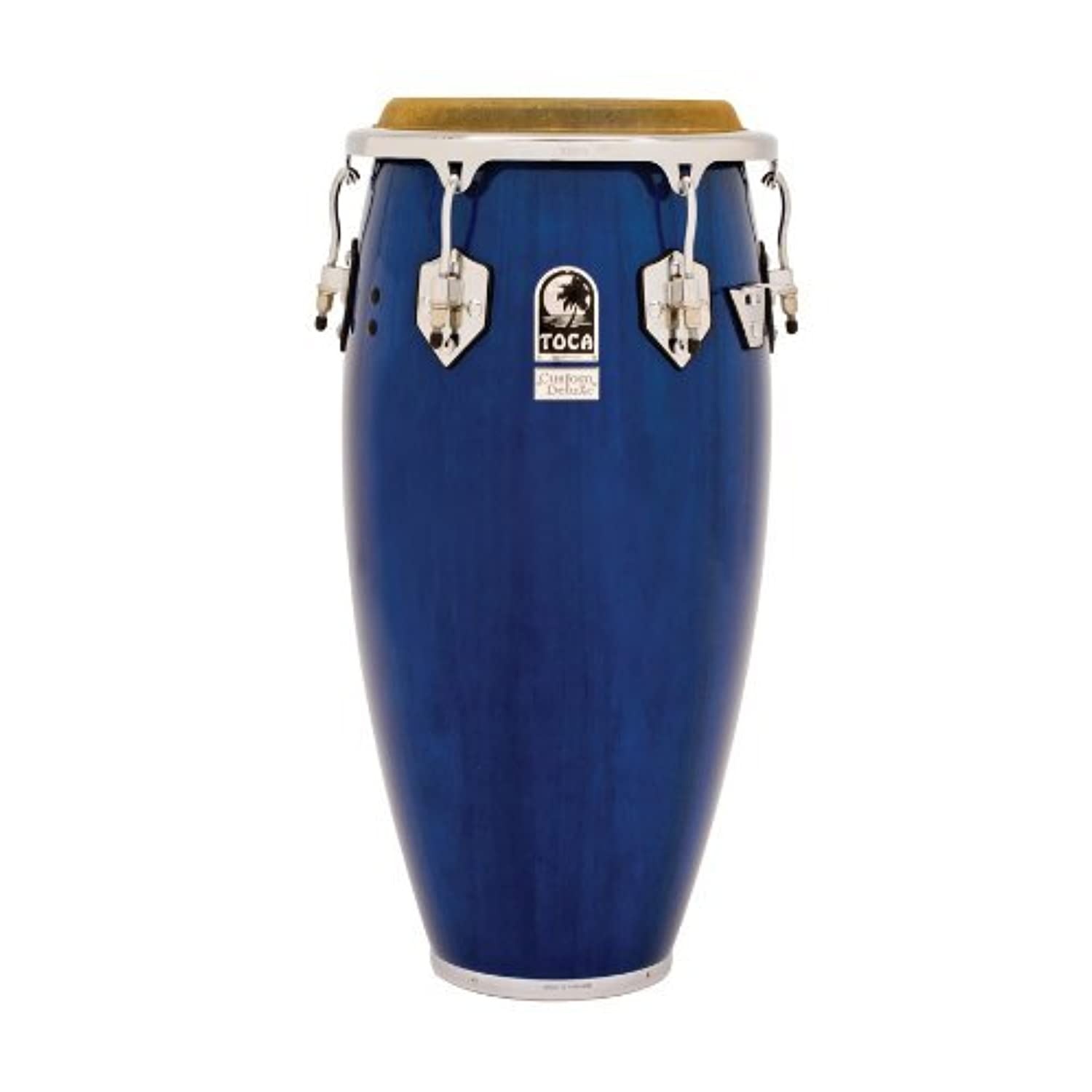 Toca 4612-1/2BW Custom Deluxe Wood Tumba - Blue Wood Finish