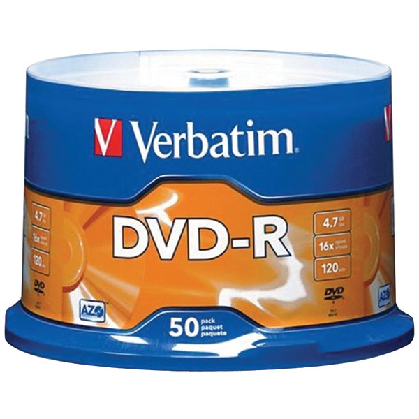 4.7 GB DVD-Rs (50 Pack)