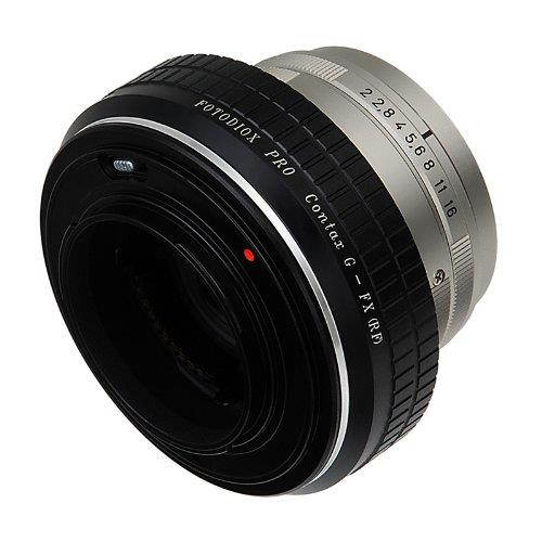 Fotodiox Pro Lens Mount Adapter - Contax G SLR Lens to Fuji Film X-Series Mirrorless Camera Body (X-Mount)