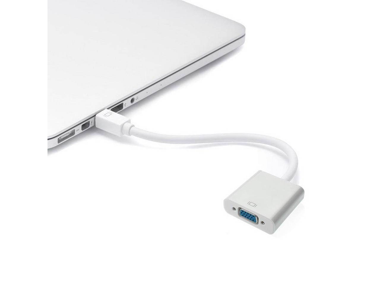 SAKOSE  Mini Displayport To VGA Cable Adapter Male - Female Thunderbolt Video Display Converter