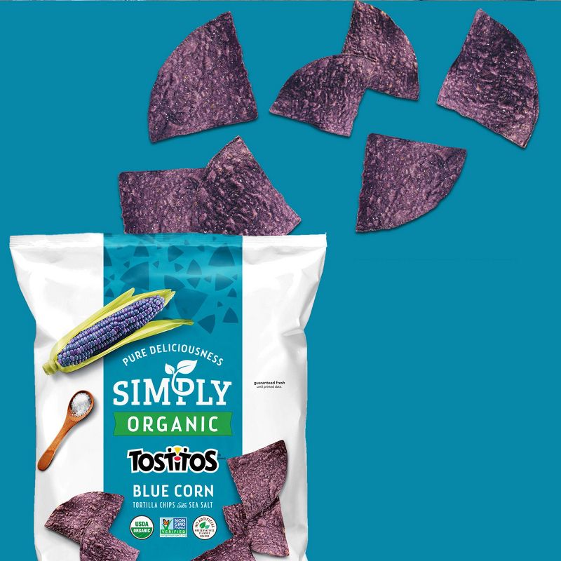 Simply Tostitos Blue Corn Tortilla Chips - 9oz