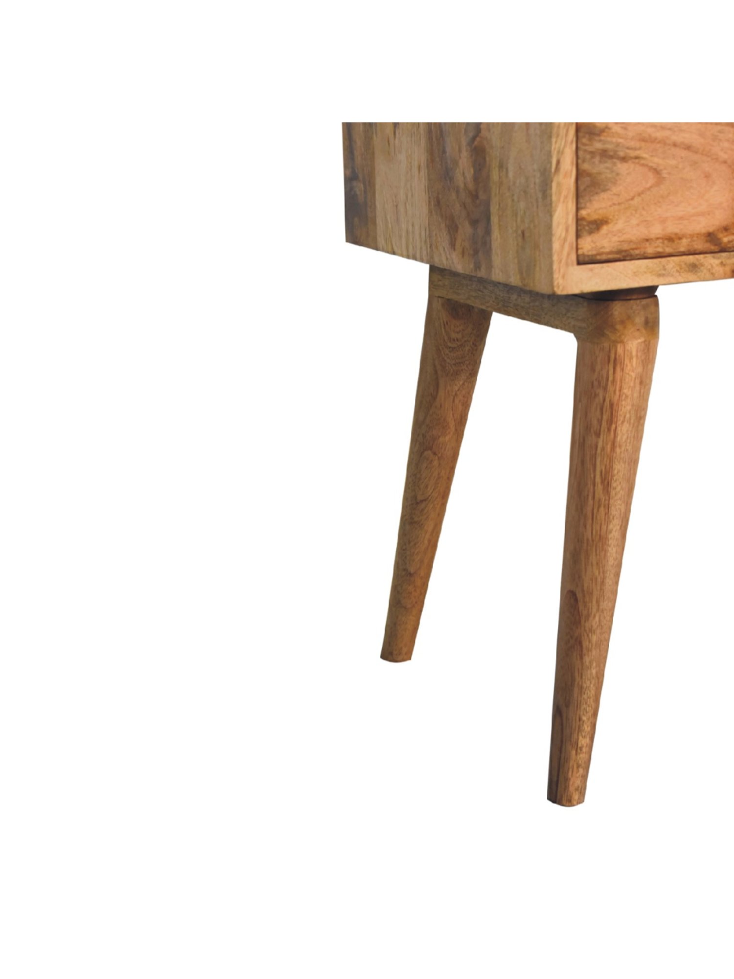 Sleepyhead Ally Teak Brown Sheesham Wood Bedside Table