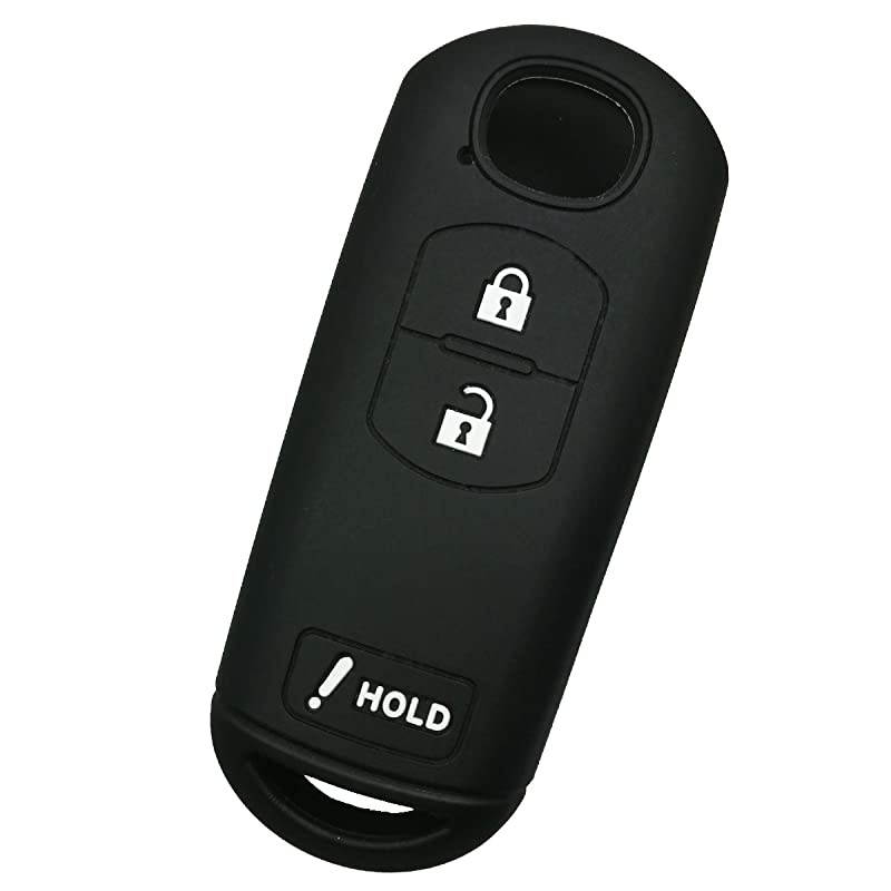 Qty2 3Btn Smart Key Fob Remote Covers Case Holder Jacket for Mazda 3 CX3 CX5 CX7 CX9 SPEED3