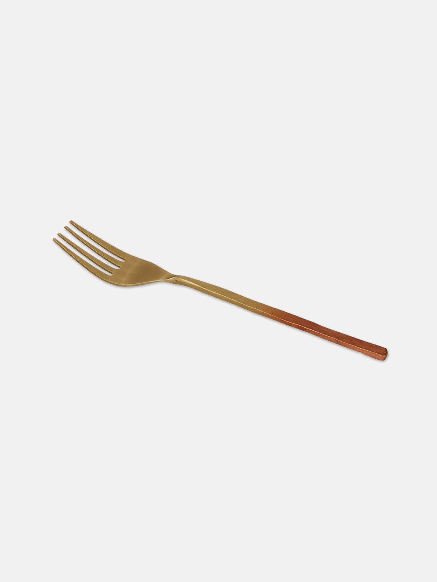 Fabindia Home Maaya Gold Stainless Steel Dinner Fork - Set of 4