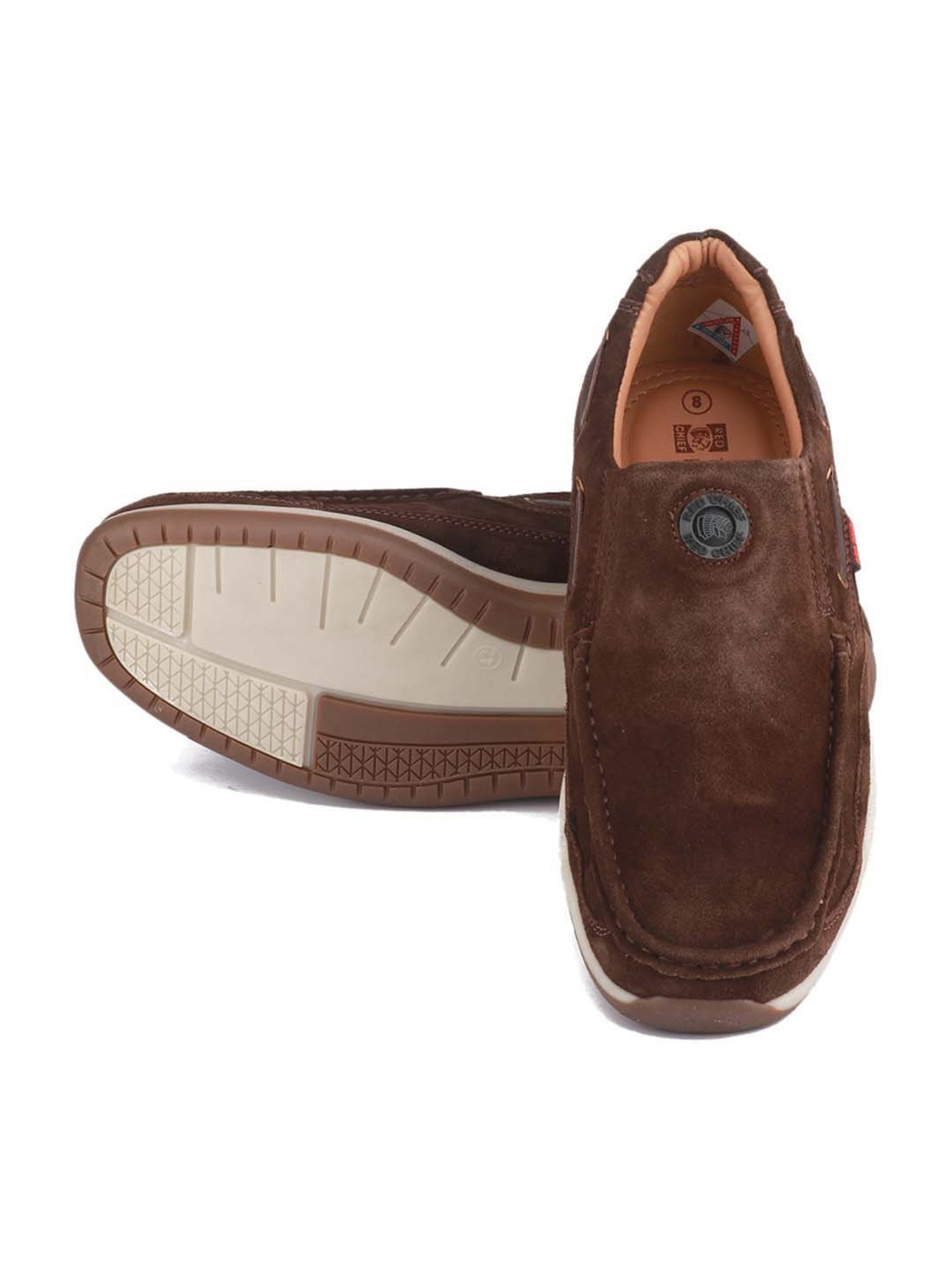 Red Chief Men's Brown Casual Slip-Ons