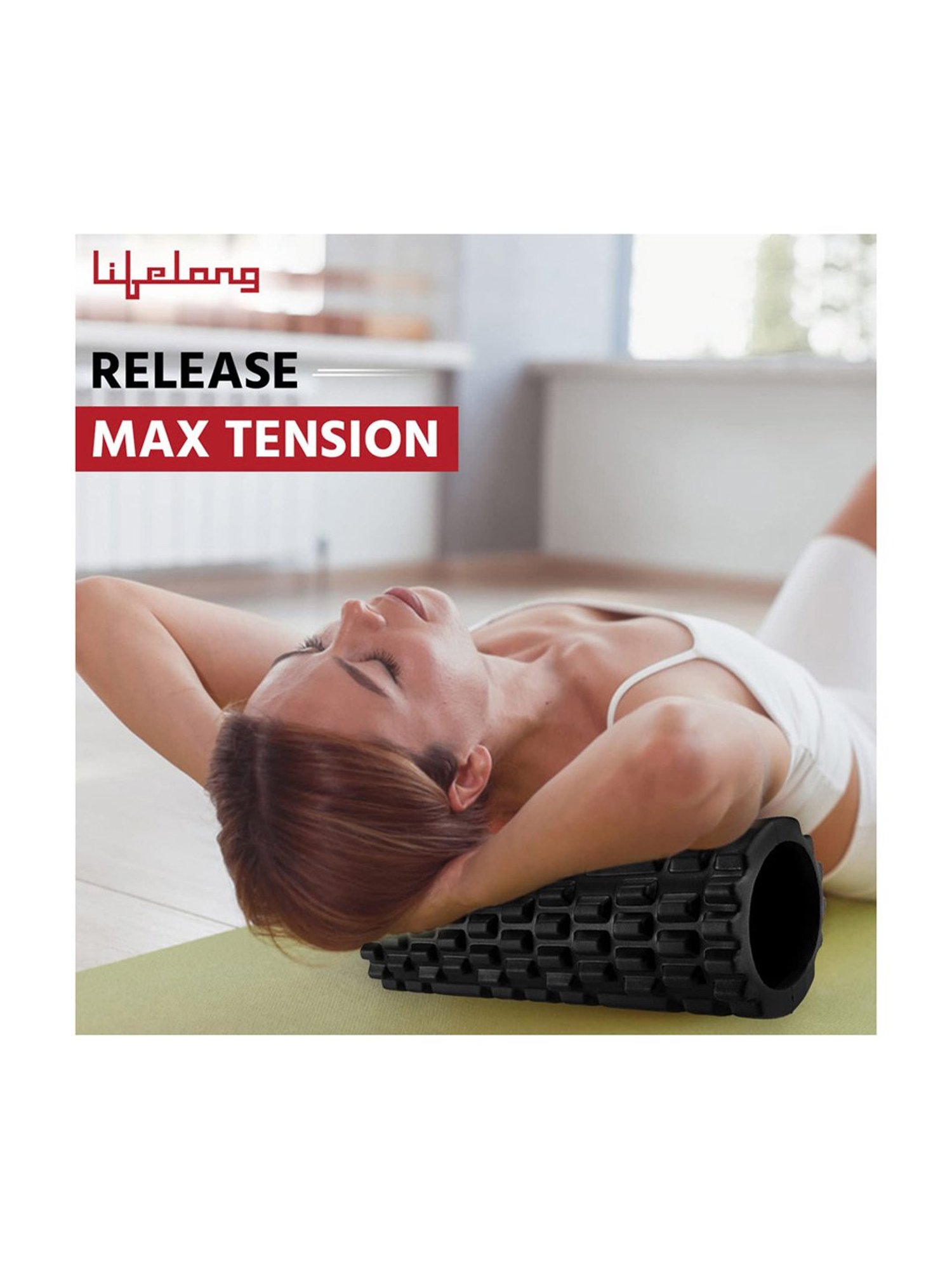 Lifelong Back Pain Foam Rollers (Black) Size - One Size