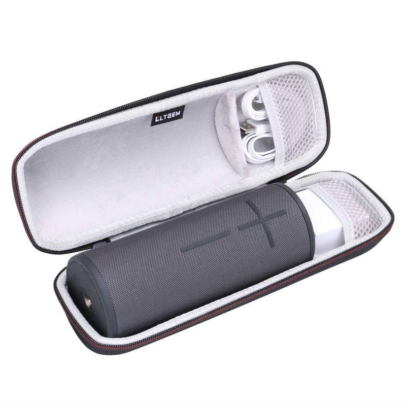 LTGEM Case for UE Ultimate Ears Boom 3 or DKnight Big MagicBox Portable Bluetooth Wireless Speaker.Fits USB Cable and Charger.