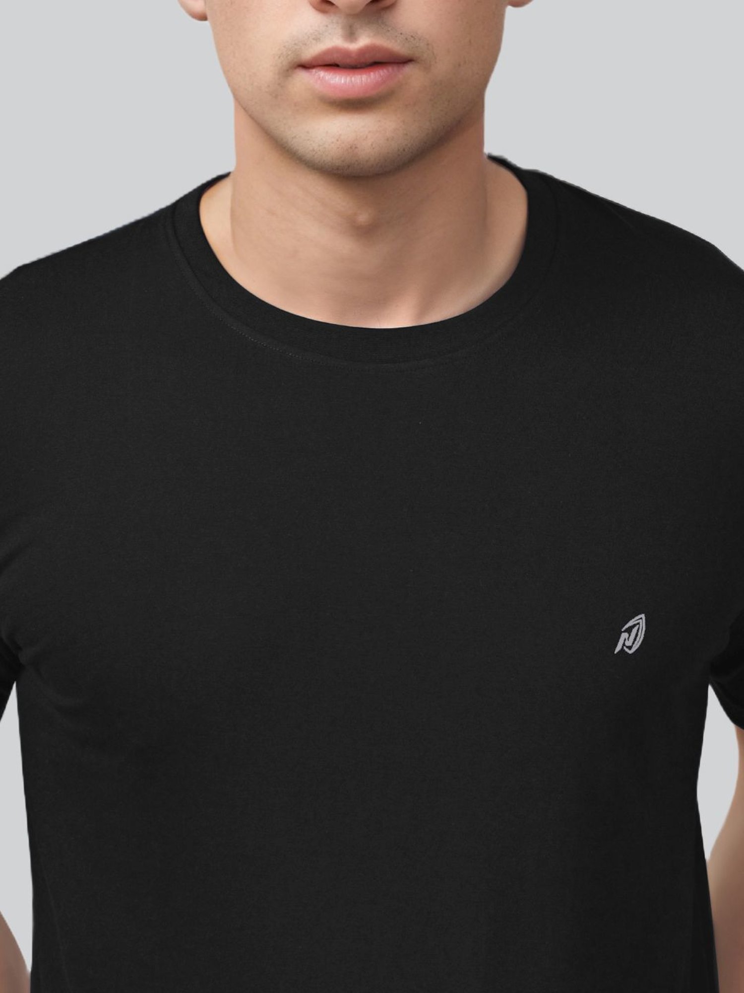 Lux Nitro Black & Green Regular Fit T-Shirt