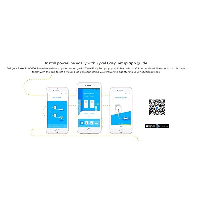 Powerline G.hn Powerline Adapter | Pass-Through Outlet | 1200Mbps | 2-Unit Kit | (GPL-1200PT-KIT)