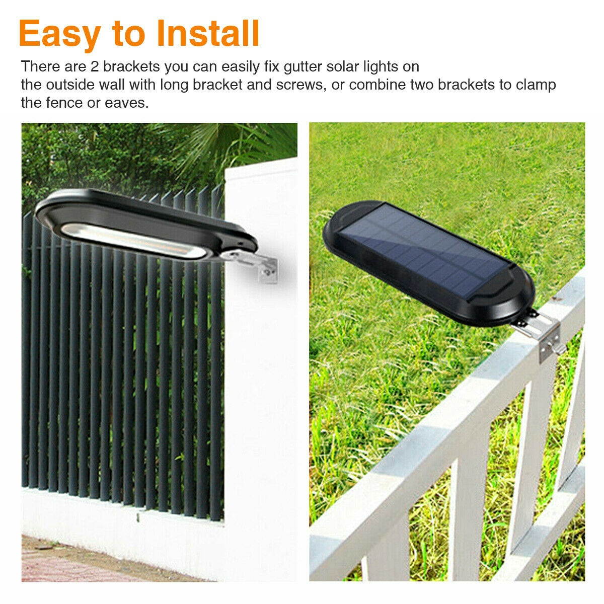 Outdoor Commercial 18 LED Solar Street Light IP55 Waterproof Dusk to Dawn Lamp