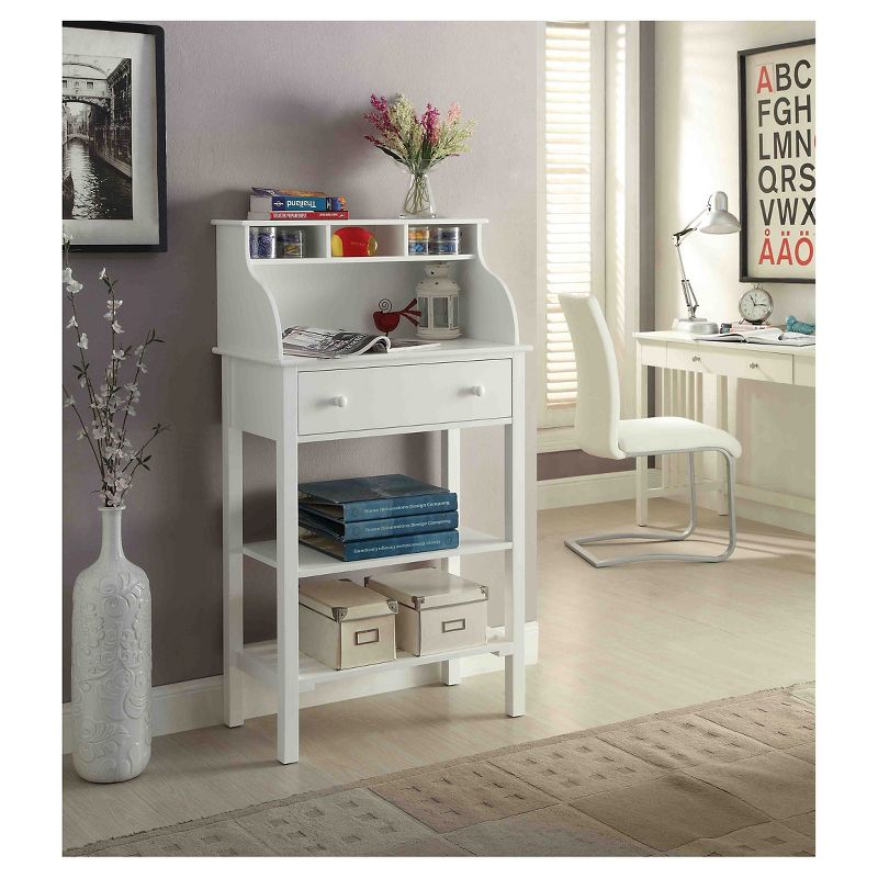 Office/Kitchen Storage Desk White - Breighton Home