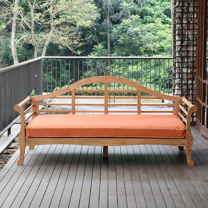 Lutyens Teak Daybed - Orange - Cambridge Casual