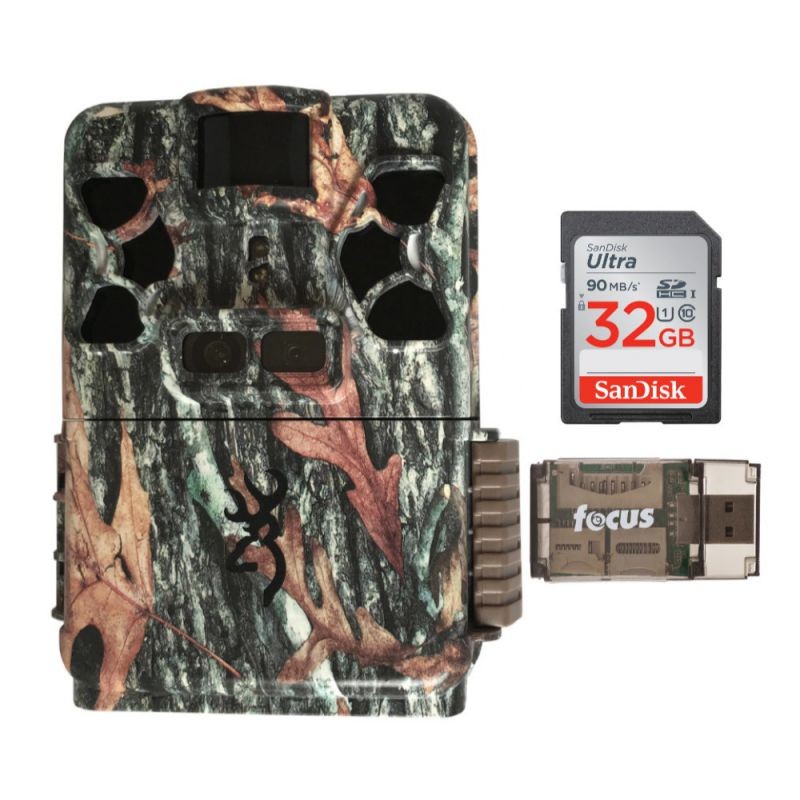Browning Trail Cameras 24MP Recon Force Patriot Trail Camera Basics Bundle
