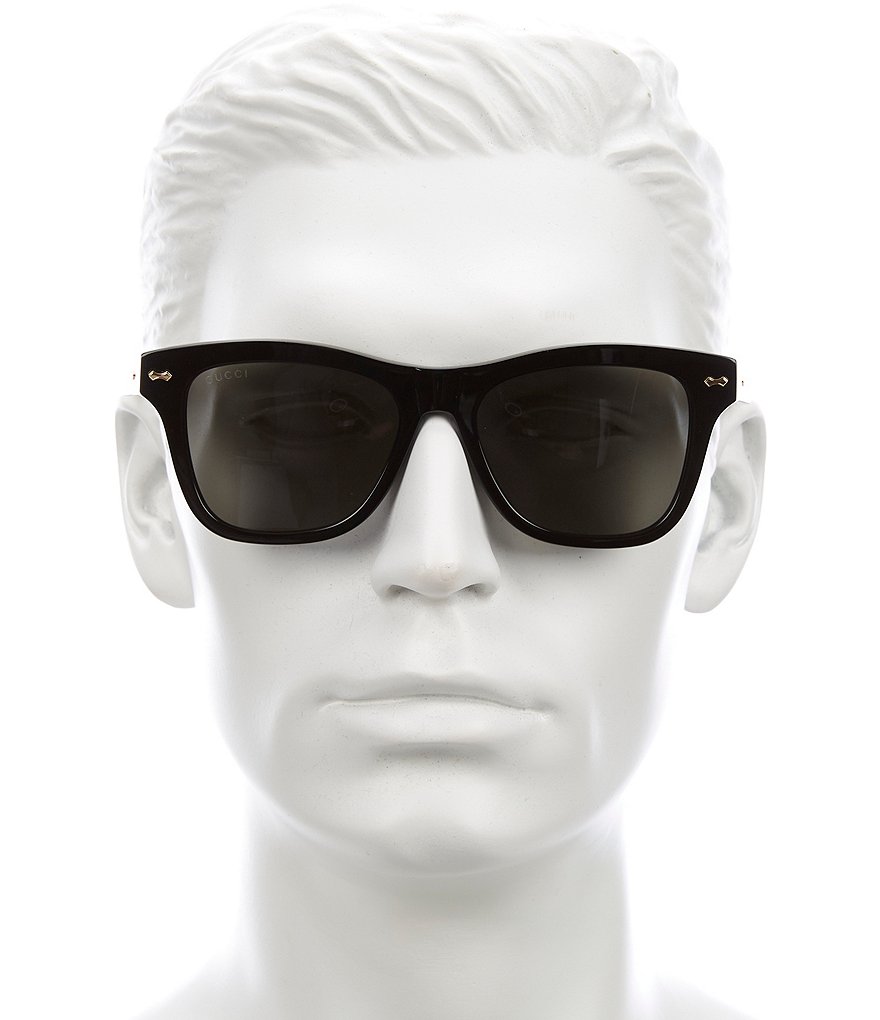 Gucci Men's Gg0910s Rectangular 53mm Sunglasses