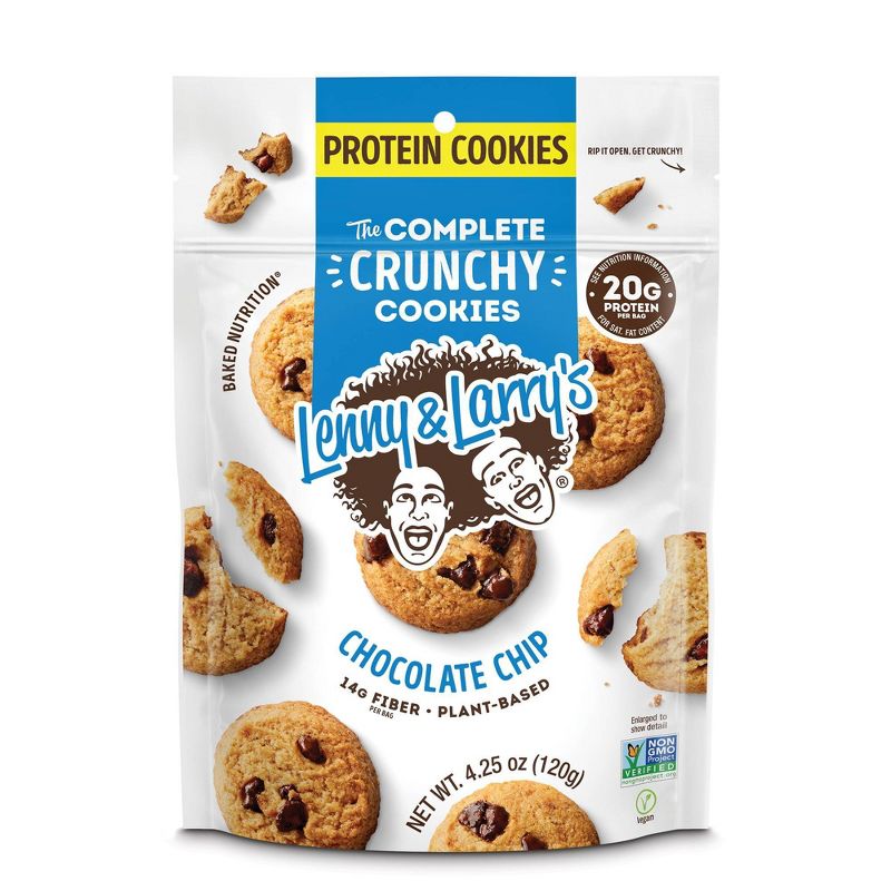 Lenny & Larry's Complete Vegan Crunchy Cookies - Chocolate Chip - 4.25oz