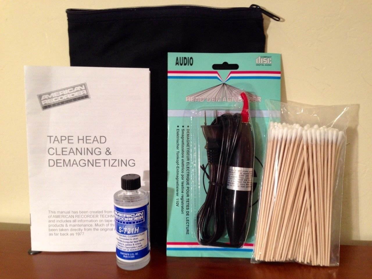 American Recorder Technologies K-161 Pro Tape Recorder Cleaning Care Kit K161