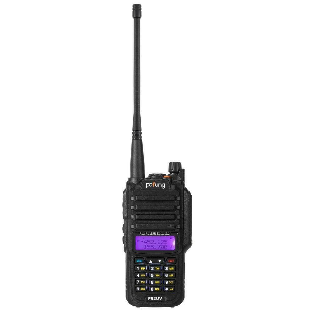 P52UV GMRS UV Dual-stage Waterproof Dual-power Tub Handheld Walkie-Talkie