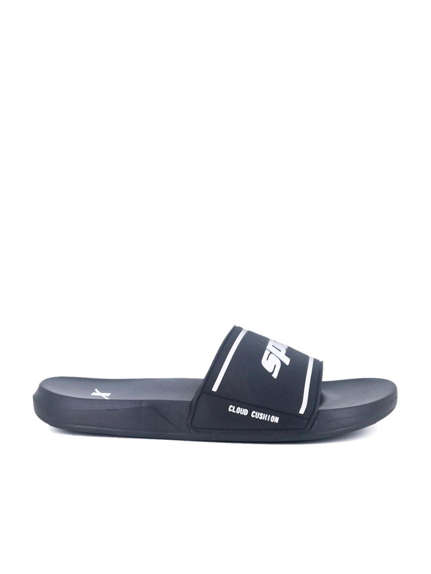 Sparx Men's Black Slides