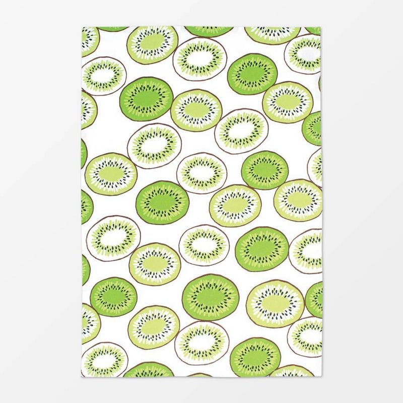 2pk Designer Print Towel Kiwi - MU Kitchen