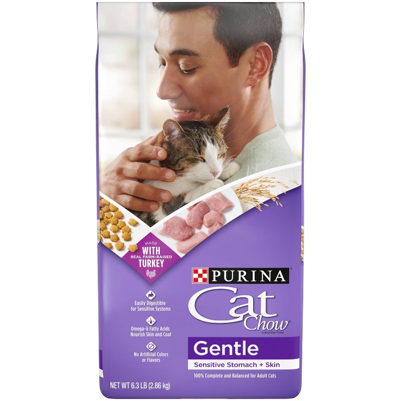 Purina Cat Chow Gentle with Chicken Adult Complete & Balanced Dry Cat Food - 6.3lbs