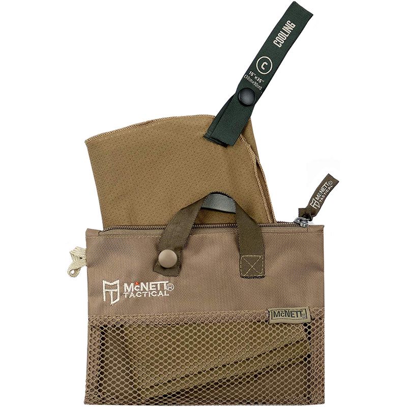 Gear Aid McNett Tactical 15" x 36" Cooling Towel 2-Pack - Coyote